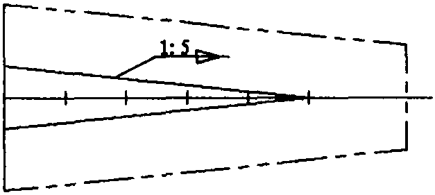 三、錐度的畫法及標(biāo)注